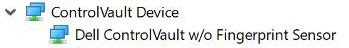 Dell ControlVault2 Driver and Firmware